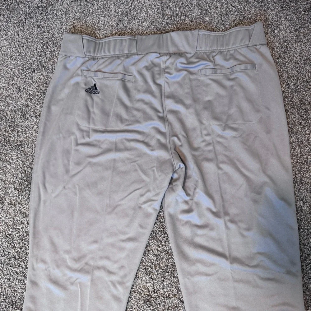 NWT $50 Adidas Icon Pro OHP Gray Baseball Pants Men's Size 3XL GQ9217